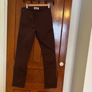 Naked & Famous Denim Men's Burgundy Skinny Jeans